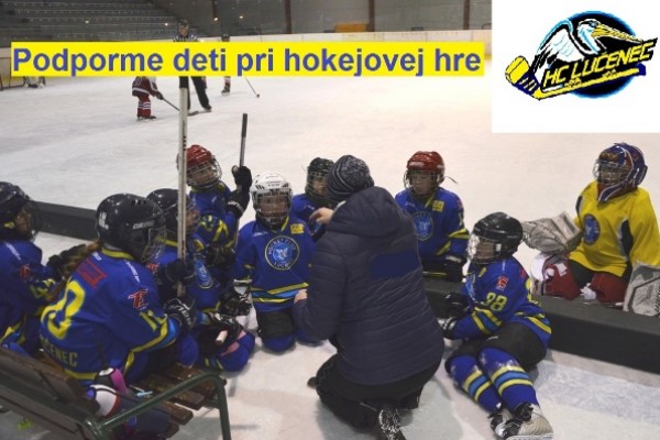 Podporme deti pri hokejovej hre